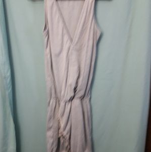 Gray cotton with embellished skirt